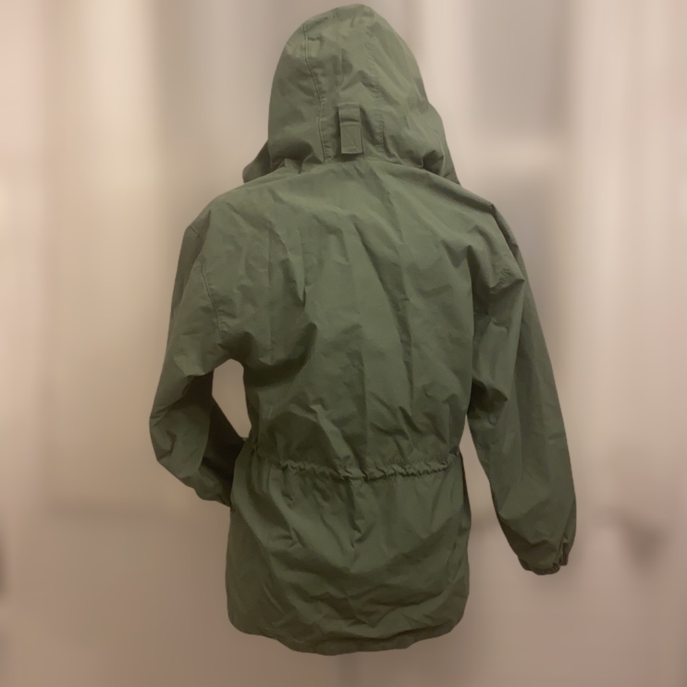 Lands’ End Zip-up Lined Nylon Hooded Jacket - Picture 4 of 8